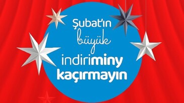 Şubat’ın büyük indiriminy kaçırmayın