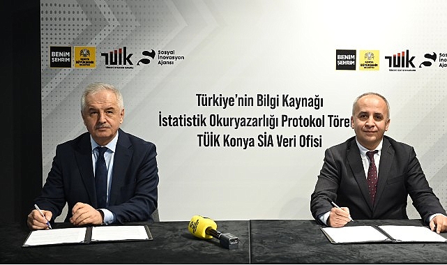 Toplumsal İnovasyon Ajansı’nda TÜİK Konya Bilgi Ofisi Kurulmasına Ait Protokol İmzalandı