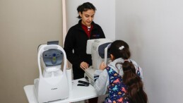 Yenişehir Belediyesinden çocuklara göz sıhhati takviyesi
