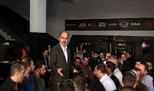 Başkan Uğur İbrahim Altay’dan Gençlerle ve Esnaflarla Bir Araya Gelme Programı