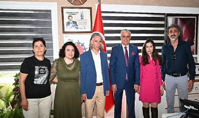 Göynük Ortaokulu Müdürü Duran Benli’den Kemer Belediye Başkanı Necati Topaloğlu’na Ziyaret