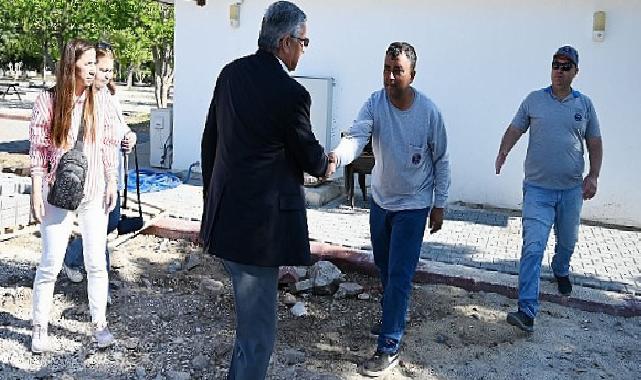 Kemer Belediye Başkanı Necati Topaloğlu’nun Sahadaki Çalışma İncelemeleri