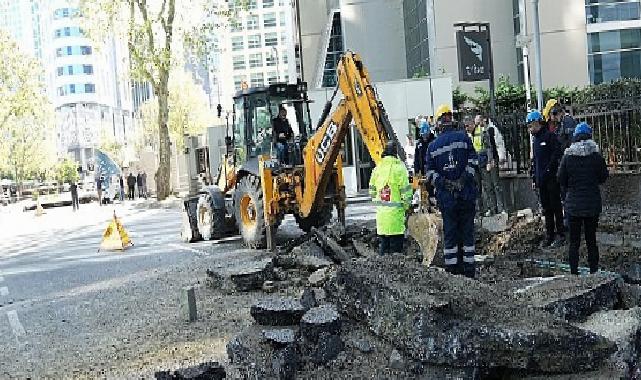 Sarıyer Maslak’ta Yol Çökmesine Yönelik Onarım ve Güvenlik Çalışmaları Tamamlandı