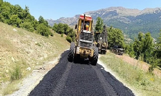 Alanya’nın yayla yollarında yaz mesaisi