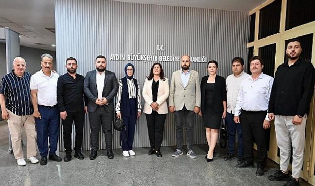 Başkan Çerçioğlu’na Aydın Gazeteciler Cemiyeti’nden Ziyaret