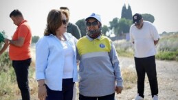 Başkan Gençay, kekik hasadına katıldı