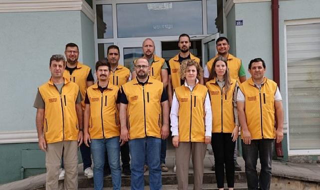 Betonun, asfaltın ve tabanın kalitesi burada ölçülüyor