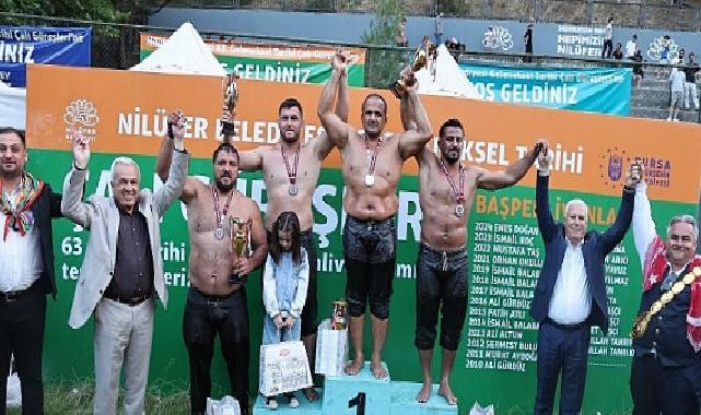 Çalı’da başpehlivan Mehmet Yeşil Yeşil oldu