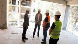 Ege Üniversitesinde yeni teknopark binası süratle yükseliyor