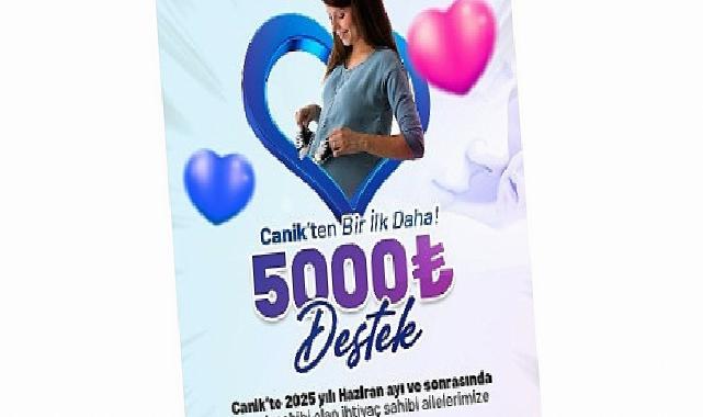 İlklerin Belediyesi Canik’ten Ailelere 5 Bin TL Destek