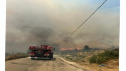 Karaburun’da yangın alarmı