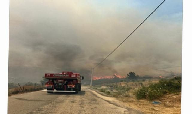 Karaburun’da yangın alarmı