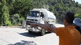 Kemer’de orman yangını