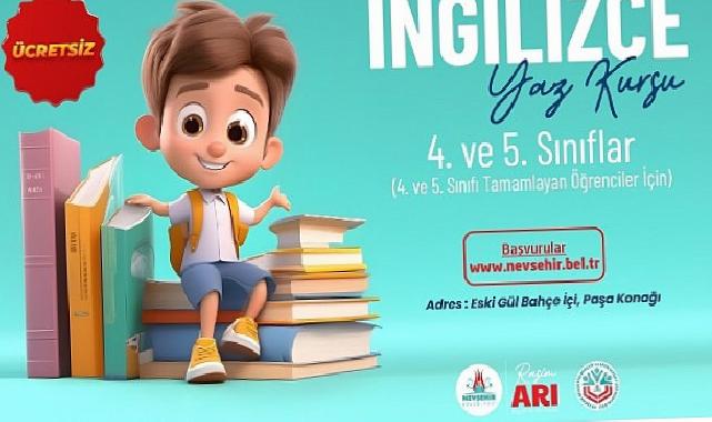 Nevşehir Belediyesi’nden İngilizce Yaz Kursu