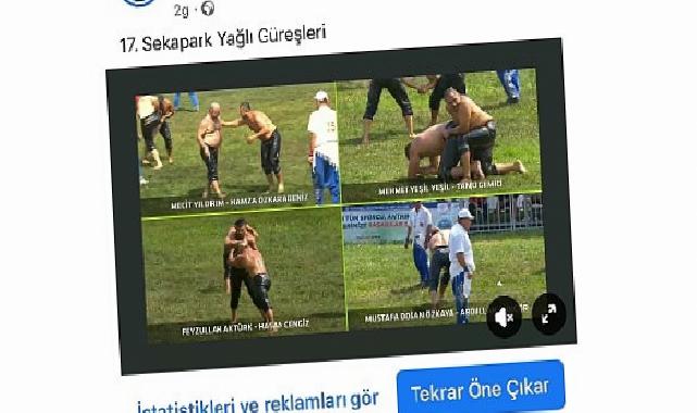 Sekapark Yağlı Güreşleri dijitalde milyonlara ulaştı