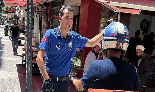 Sevgi Yollarını Kullanan Motosiklet Şoförlerine Kontrol