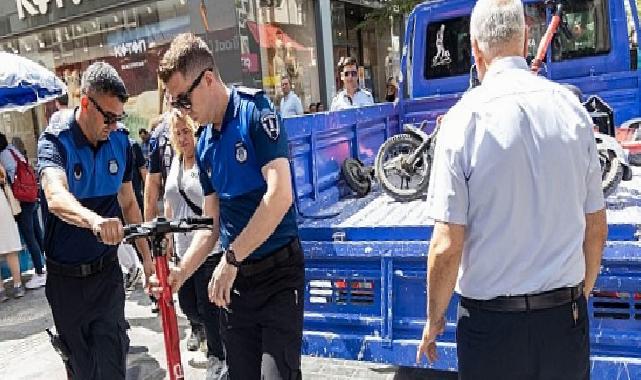 Yaya yollarında scooter ve motora geçit yok