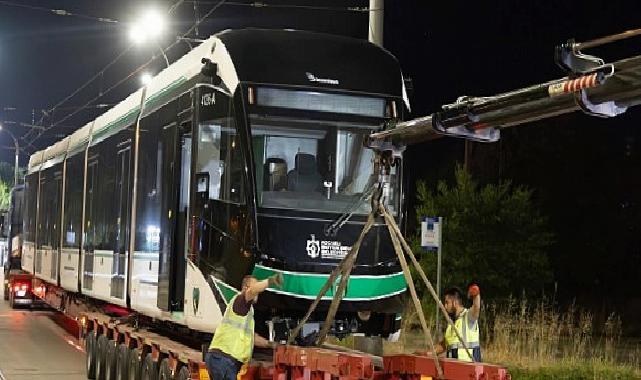 8’inci tramvay konforlu ulaşım ailesine katıldı