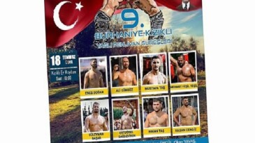 9. Burhaniye-Kızıklı Yağlı Pehlivan Güreşleri’nde Geri Sayım Başladı