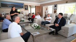 AESOB Başkanı Dere’den Başkan Topaloğlu’na ziyaret