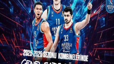 Anadolu Efes 2025-2026 dönemi kombinelerinde genel satış devri başladı