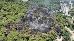 Antalya Büyükşehir Belediyesi İtfaiyesi alevlerle mücadelesini sürdürüyor