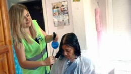 Bayraklı Belediyesinden meskende kuaför hizmeti