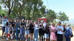 Bosnalı öğrenciler Osmangazi’de hayvan sevgisiyle buluştu