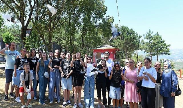 Bosnalı öğrenciler Osmangazi’de hayvan sevgisiyle buluştu