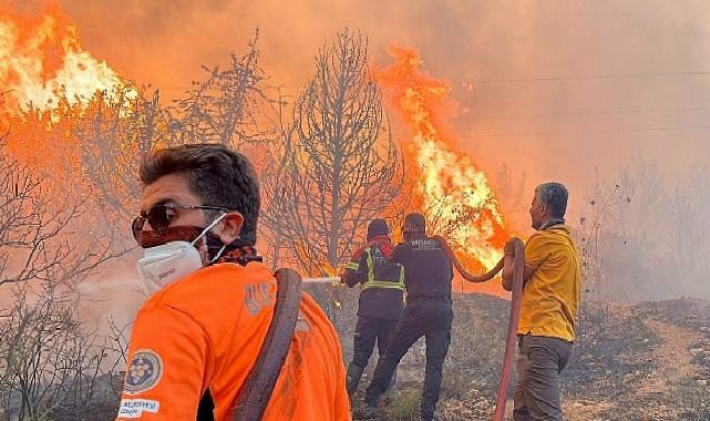 BUCAKUT yangınlarla çabada aktif rol alıyor