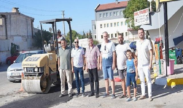 Burhaniye Sanayi Sitesi’nde Asfalt Yama Çalışmaları Başladı