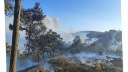 Büyükşehir gruplarından Akhisar’daki yangına müdahale