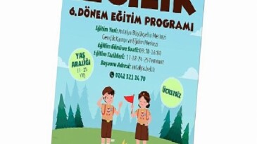 Büyükşehir’in 6. devir izcilik kampı başlıyor