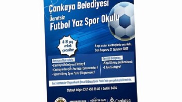 Çankaya Belediyesi’nden Fiyatsız Yaz Spor Okulları