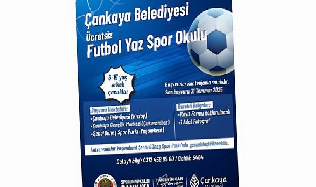 Çankaya Belediyesi’nden Fiyatsız Yaz Spor Okulları