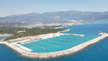 Demre Marina Akdeniz’in parlayan yıldızı olmaya aday