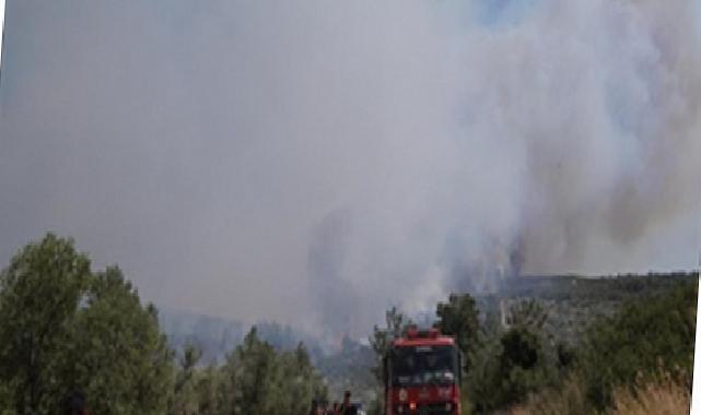 İzmir İtfaiyesi Çeşme Ildır için teyakkuza geçti