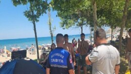 Kandıra kıyılarında çadır kontrolü