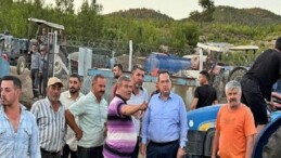 Lider Dutlulu Yangın Bölgesinde İncelemelerde Bulundu