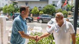 Lider Özyiğit, Palmiye Mahallesi’nde vatandaşlarla buluştu