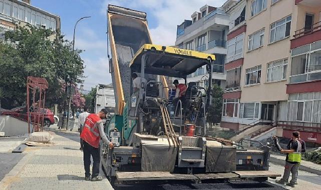 Maltepe’de asfalt çalışmaları sürüyor