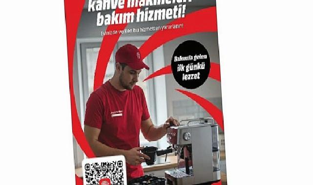 MediaMarkt Türkiye’den konutta otomatik kahve makinesi bakım hizmeti!