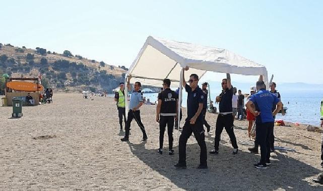Menderes Belediyesi’nden Şezlong Operasyonu