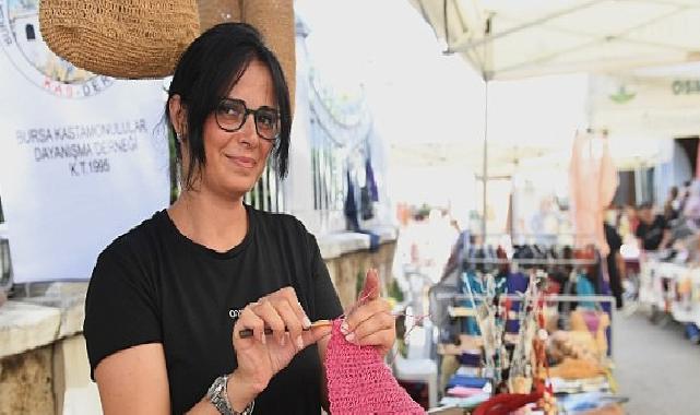 Osmangazi Belediyesi üreten bayanların yanında