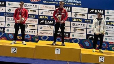 Osmangazili ulusal pentatlet Arda Meriç’ten dünya ikinciliği