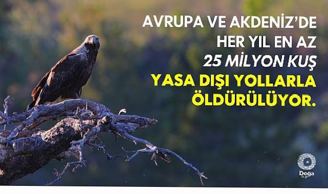 “The Killing 3.0” Raporu’na Nazaran Kuşların Yasa Dışı Öldürülmesi Artıyor.