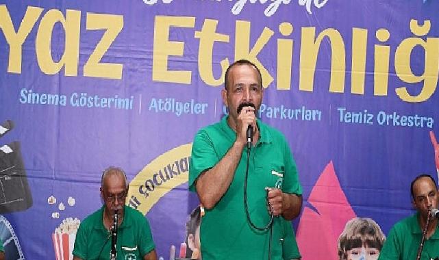 Yaz etkinliklerinde çocuklar ve aileler doyasıya eğlendi