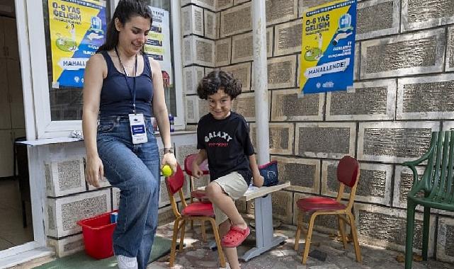 Yenişehir Belediyesi kırsal mahallelerde çocukların gelişim taramalarını yapıyor