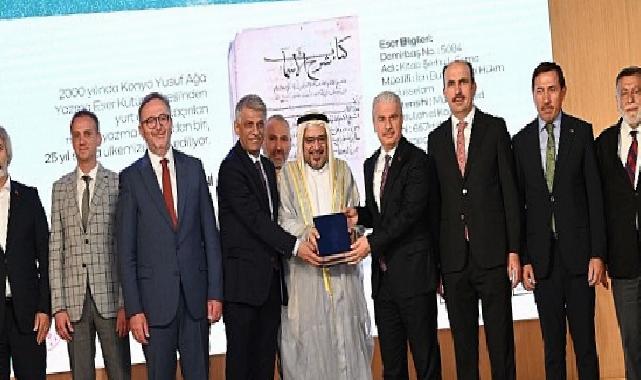 Yurt Dışına Kaçırılan Nadide Yazma Yapıtlardan “Kitab Şerhu’l-Esma” Yine Konya’ya Kazandırıldı