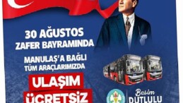 30 Ağustos Zafer Bayramı’nda Ulaşım Ücretsiz…